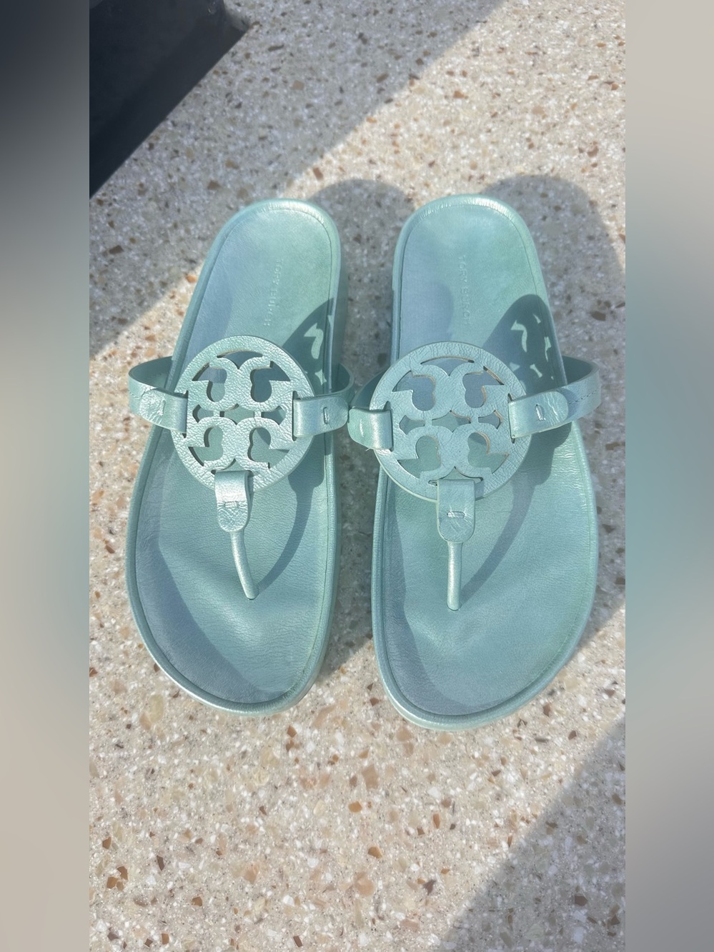 Tory Burch Miller Cloud thong sandals  Size 9.5